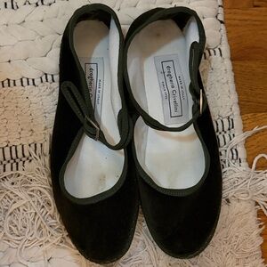 Olive Green Velvet Flats by Drogheria Crivellini- made in Italy